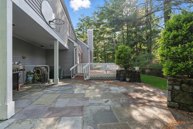 2 Greenwood Ct, Briarcliff Manor, NY 10510 - view of patio / terrace with a deck and grilling area