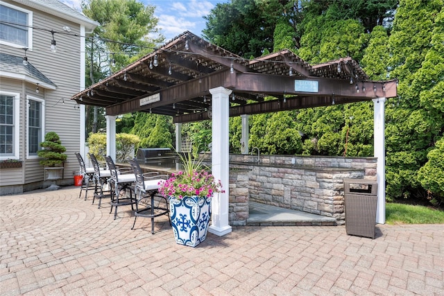 11 Crick Holly Ln, East Islip, NY 11730 - view of patio / terrace featuring a pergola and a grill