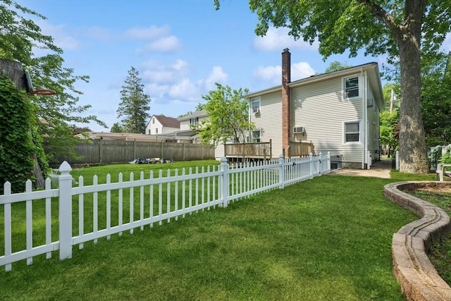 50 Christabel St, Lynbrook, NY 11563 - fenced backyard with cooling unit