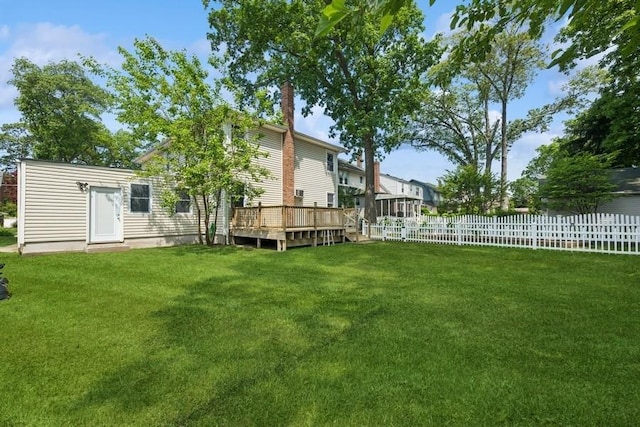 50 Christabel St, Lynbrook, NY 11563 - view of yard with a deck