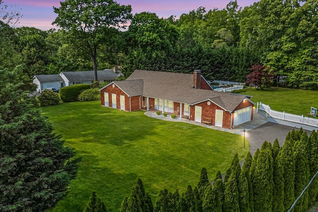 130 Sands Point Rd, Sands Point, NY 11050 - view of aerial view at dusk