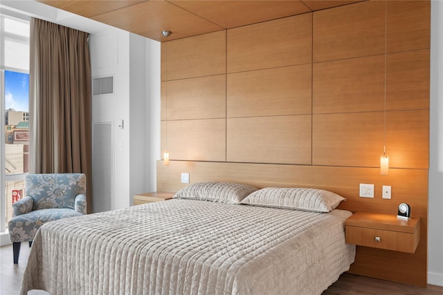1 Renaissance Sq Unit 10B, White Plains, NY 10601 - bedroom featuring wood finished floors