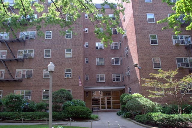44-69 Kissena Blvd Unit 2P, Flushing, NY 11355 - view of apartment building / complex with cooling unit