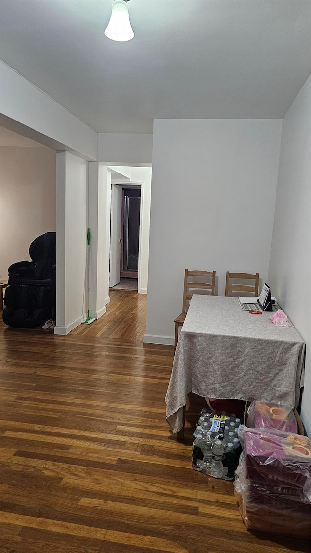 44-69 Kissena Blvd Unit 2P, Flushing, NY 11355 - dining room featuring wood finished floors and baseboards