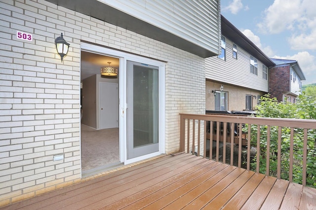 503 Jumano Ct, Suffern, NY 10901 - view of wooden deck