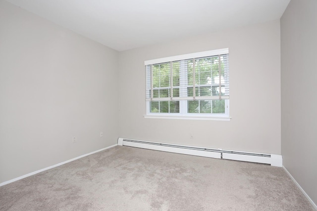503 Jumano Ct, Suffern, NY 10901 - carpeted spare room featuring a baseboard radiator and baseboards