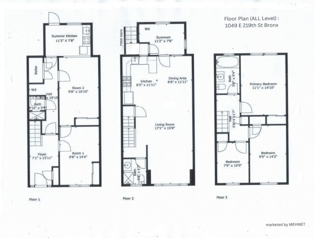 1049 E 219th St, Bronx, NY 10469 - home floor plan