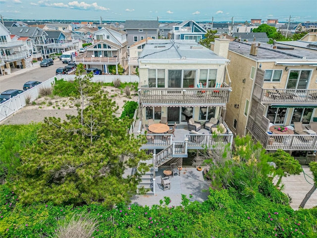 931A Oceanfront St, Long Beach, NY 11561 - rear view of property with a residential view