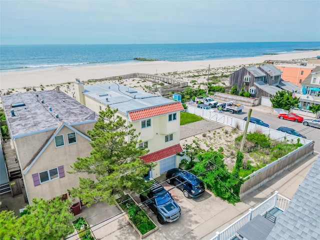 931A Oceanfront St, Long Beach, NY 11561 - drone / aerial view of waterfront with a beach