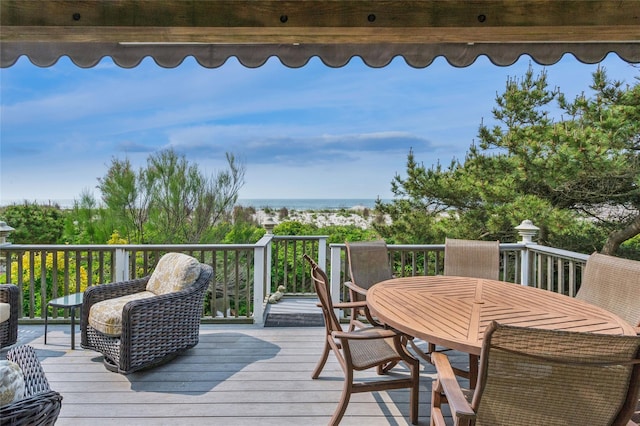 931A Oceanfront St, Long Beach, NY 11561 - deck featuring outdoor dining space