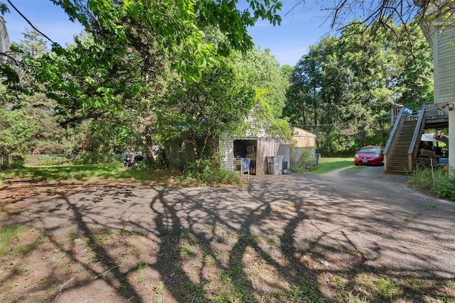 62 Buena Vista Rd, New City, NY 10956 - view of home's exterior with stairs and an outdoor structure