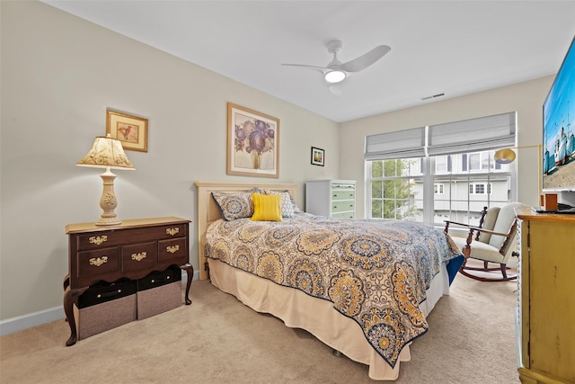 5005 John Hancock Ct Unit 100, New Windsor, NY 12553 - carpeted bedroom with ceiling fan and baseboards