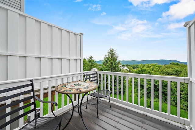 5005 John Hancock Ct Unit 100, New Windsor, NY 12553 - deck featuring a mountain view