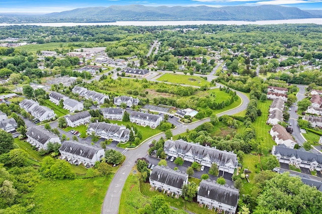 5005 John Hancock Ct Unit 100, New Windsor, NY 12553 - drone / aerial view of a water and mountain view