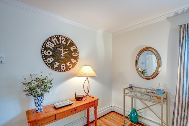 199 Millard Ave Unit 199, West Babylon, NY 11704 - detailed view of ornamental molding, wood finished floors, and baseboards