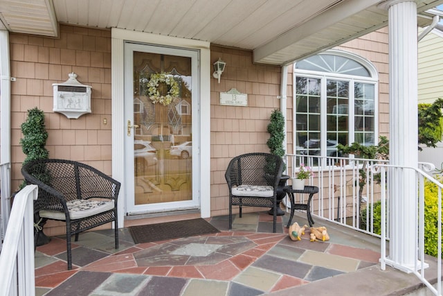 13 Evans Ave, Albertson, NY 11507 - entrance to property featuring covered porch