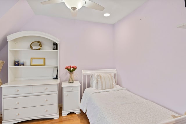 13 Evans Ave, Albertson, NY 11507 - bedroom featuring light wood-style flooring and a ceiling fan