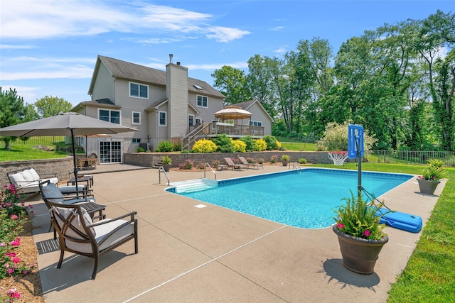 17 Jackson Ln, Campbell Hall, NY 10916 - view of pool with a patio area