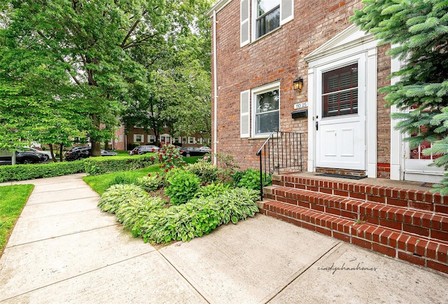 110-25 64th Rd Unit 10, Forest Hills, NY 11375 - view of exterior entry with brick siding