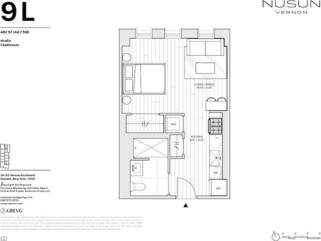 30-55 Vernon Blvd Unit 9L, Long Island City, NY 11102 - property floor plan