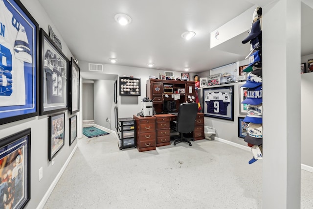 74 Bon Aire Cir Unit Q10, Suffern, NY 10901 - office featuring baseboards and speckle patterned floor