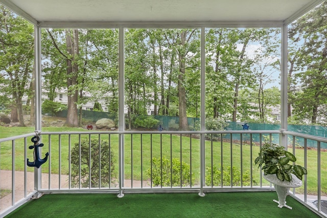 74 Bon Aire Cir Unit Q10, Suffern, NY 10901 - view of unfurnished sunroom