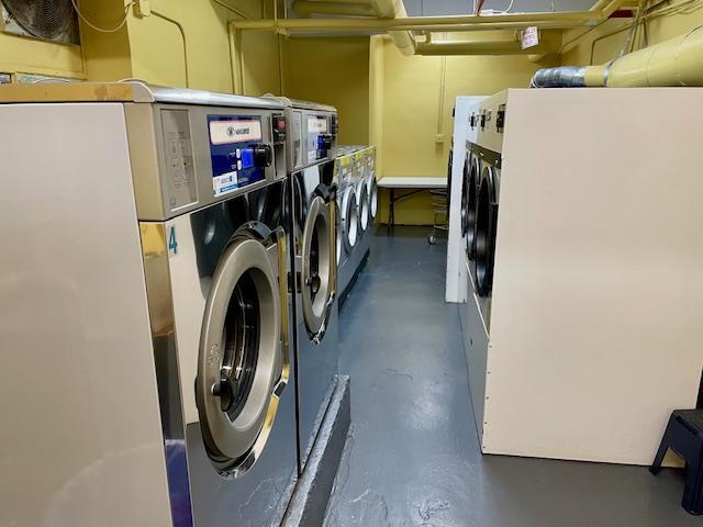 33-45 92nd St Unit 4K, Jackson Heights, NY 11372 - community laundry with washing machine and clothes dryer