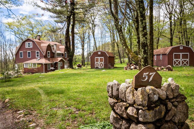 57 Dellenbaugh Rd, Cragsmoor, NY 12566 - view of grassy yard