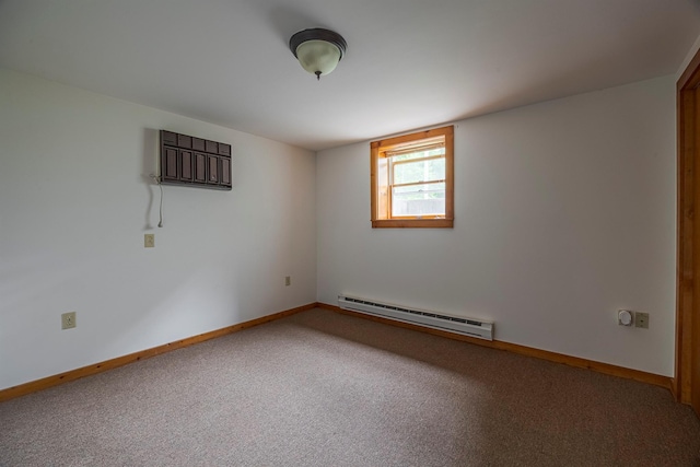 1028 Jackson Corners Rd, Red Hook, NY 12571 - carpeted spare room with a baseboard heating unit and baseboards