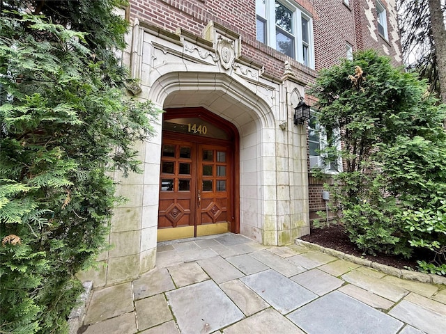 1440 Midland Unit 5F, Bronxville, NY 10708 - view of exterior entry with brick siding