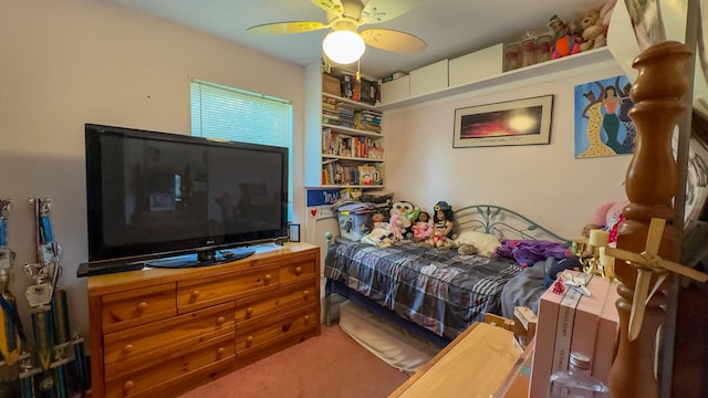 23 Kingsland Ave, Shirley, NY 11967 - carpeted bedroom with a ceiling fan