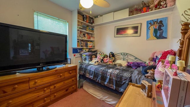 23 Kingsland Ave, Shirley, NY 11967 - carpeted bedroom featuring a ceiling fan