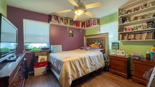 23 Kingsland Ave, Shirley, NY 11967 - bedroom featuring wood finished floors and a ceiling fan