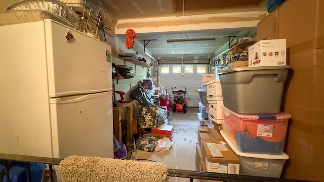23 Kingsland Ave, Shirley, NY 11967 - garage with freestanding refrigerator