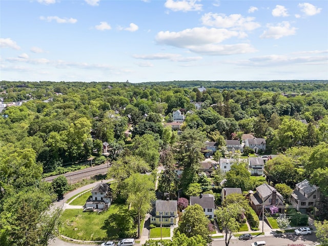 34 Little Neck Rd, Little Neck, NY 11363 - aerial view of a heavily wooded area