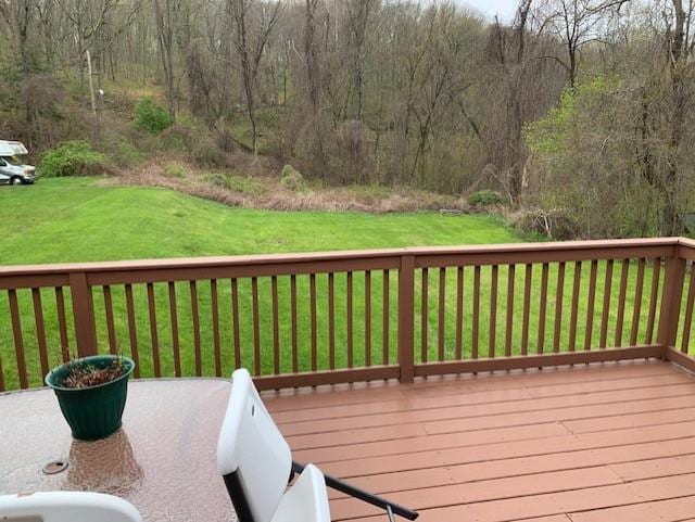 2975 Rte 9, Cold Spring, NY 10516 - deck featuring a lawn and a view of trees