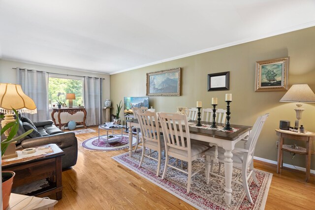 2975 Rte 9, Cold Spring, NY 10516 - dining room featuring wood finished floors, ornamental molding, and baseboards