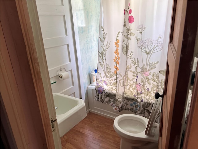 23 N Seminole Trl, Bethel, NY 12778 - full bath featuring wood finished floors and toilet