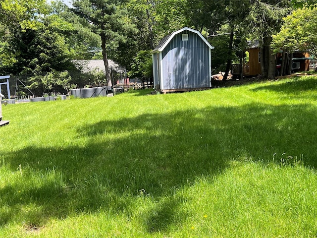 23 N Seminole Trl, Bethel, NY 12778 - view of yard featuring a shed