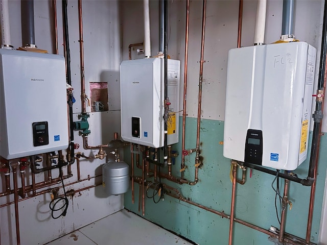 208-04 47th Ave, Bayside, NY 11361 - utility room with water heater
