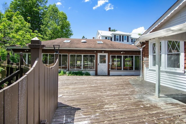 7 Lake St, Monticello, NY 12701 - view of deck