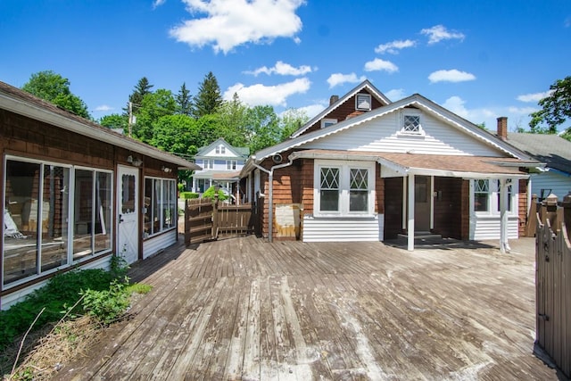 7 Lake St, Monticello, NY 12701 - view of wooden terrace