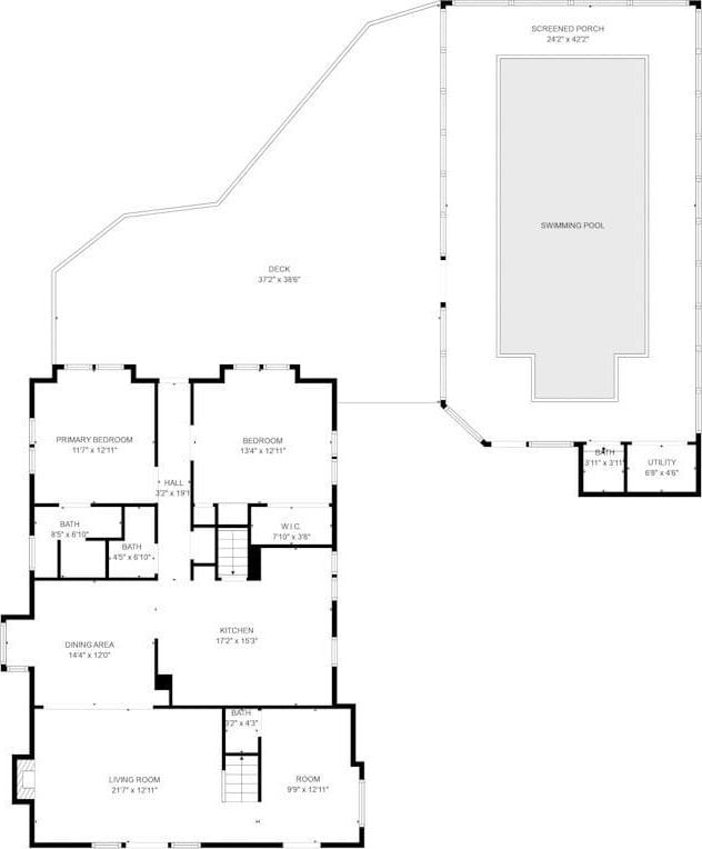 7 Lake St, Monticello, NY 12701 - home floor plan