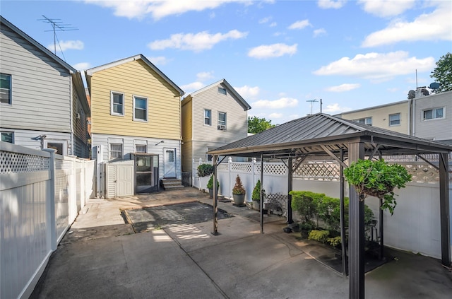 102-13 85th Ave, Richmond Hill, NY 11418 - fenced backyard featuring a gazebo and a patio