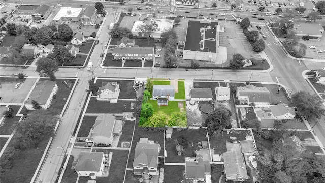 65 Cedar Ct, Copiague, NY 11726 - aerial view of property and surrounding area featuring property parcel outlined