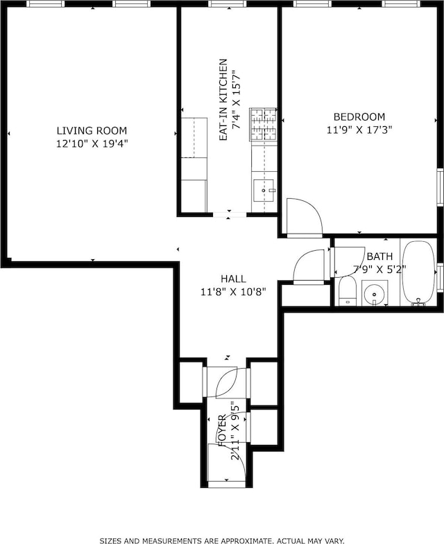 35-05 72nd St Unit 6F, Jackson Heights, NY 11372 - home floor plan