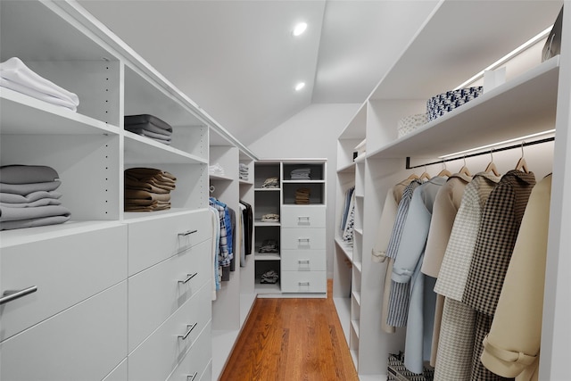 6 Ogden Rd, Scarsdale, NY 10583 - walk in closet featuring wood finished floors and lofted ceiling