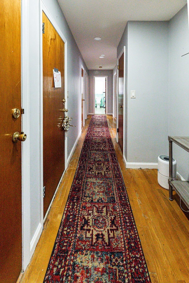 426 N High St, Mount Vernon, NY 10552 - hallway featuring wood finished floors and baseboards