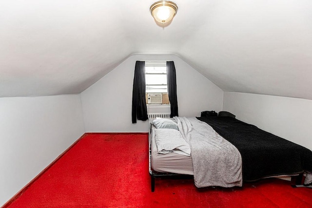 426 N High St, Mount Vernon, NY 10552 - carpeted bedroom with vaulted ceiling