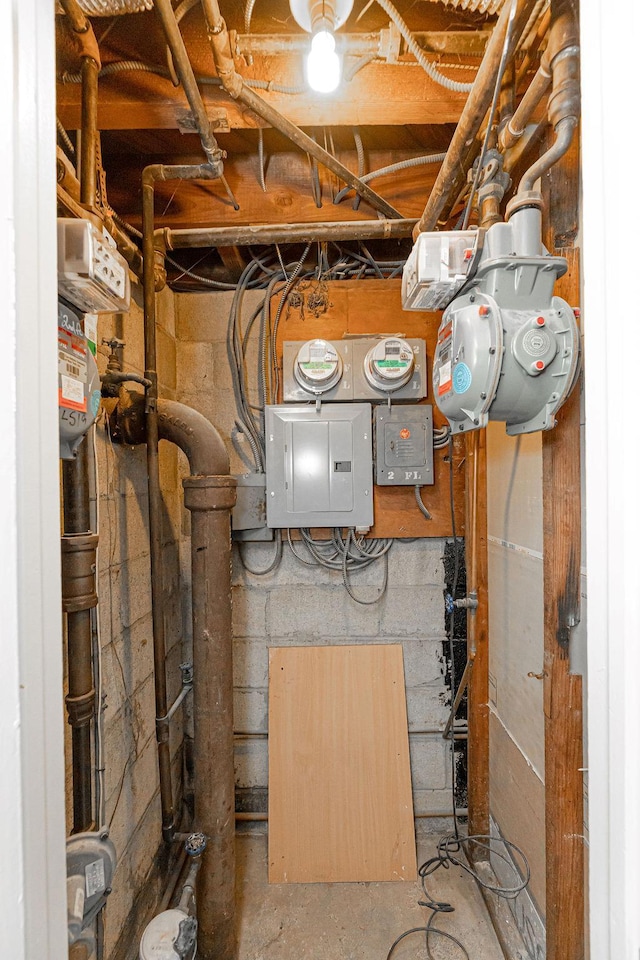 426 N High St, Mount Vernon, NY 10552 - utility room featuring electric panel and electric meter